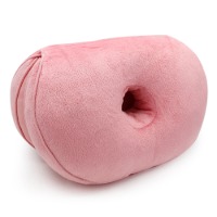 베이글 쿠션 연핑크