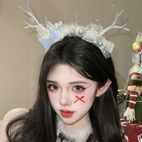 실버벨 사슴뿔 머리띠